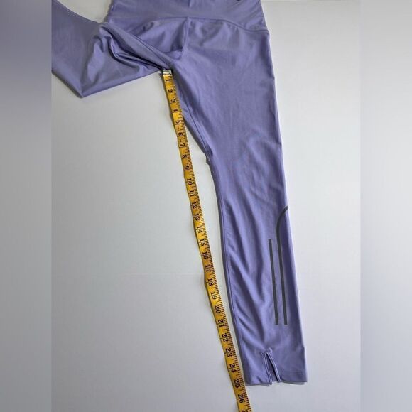 Nike Running Speed Legging Tights Shiny Light Purple Grey Details Women's Medium - Picture 9 of 10